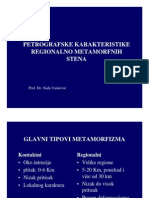 Petrografija Regionalno Metamorfnih Stena