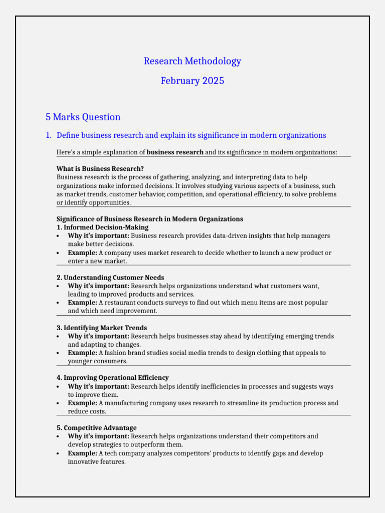 Research Methodology - Completed | PDF | Level Of Measurement | Survey ...