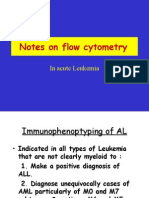 Notes On Flow Cytometry