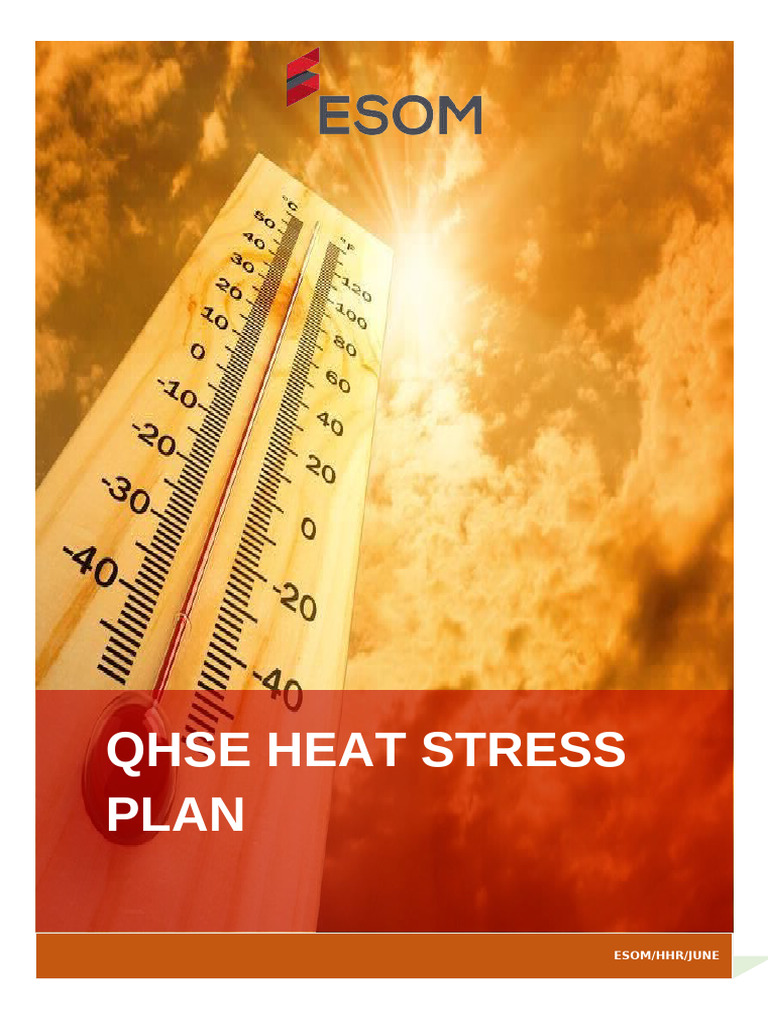 Heat Stress Prevention Plan 2025 | PDF | Dehydration | Hyperthermia