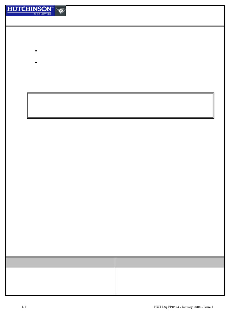 Supplier Quality Assurance Notification | PDF