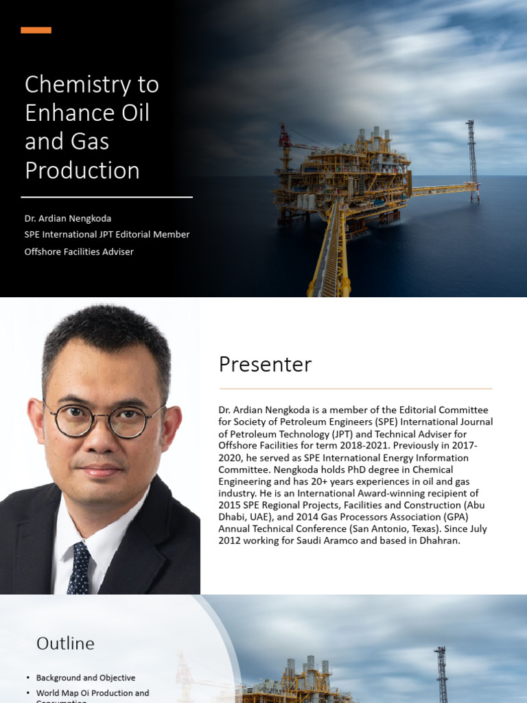 Enhancing Oil Production Chemistry | PDF | Enhanced Oil Recovery ...