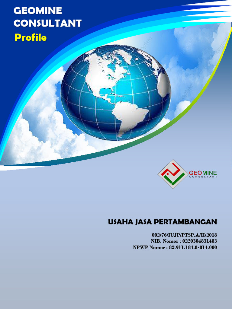 COMPANY PROFILE GEOMINE Terbaru FULL | PDF