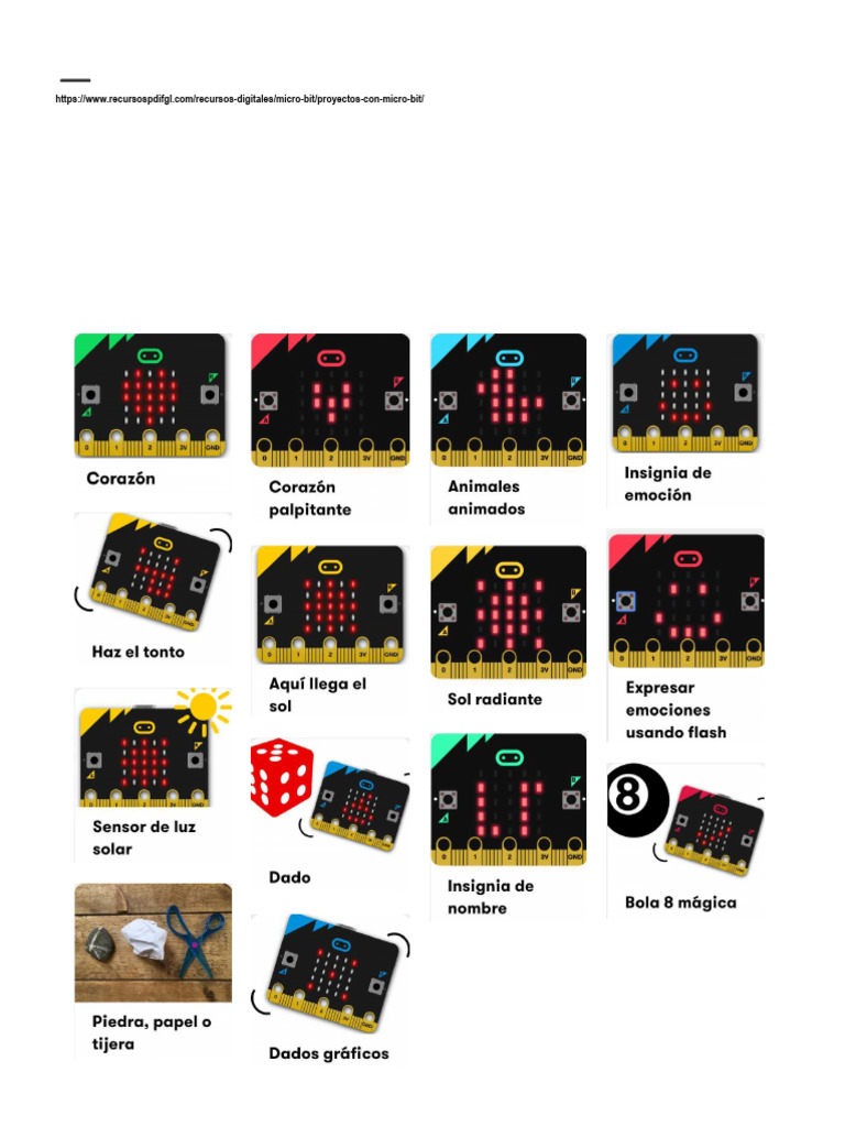 Proyectos Con Micro - Bit - Recursos Por Un Tubo | PDF