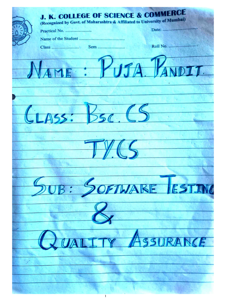 Software Testing and Quality Assurance | PDF