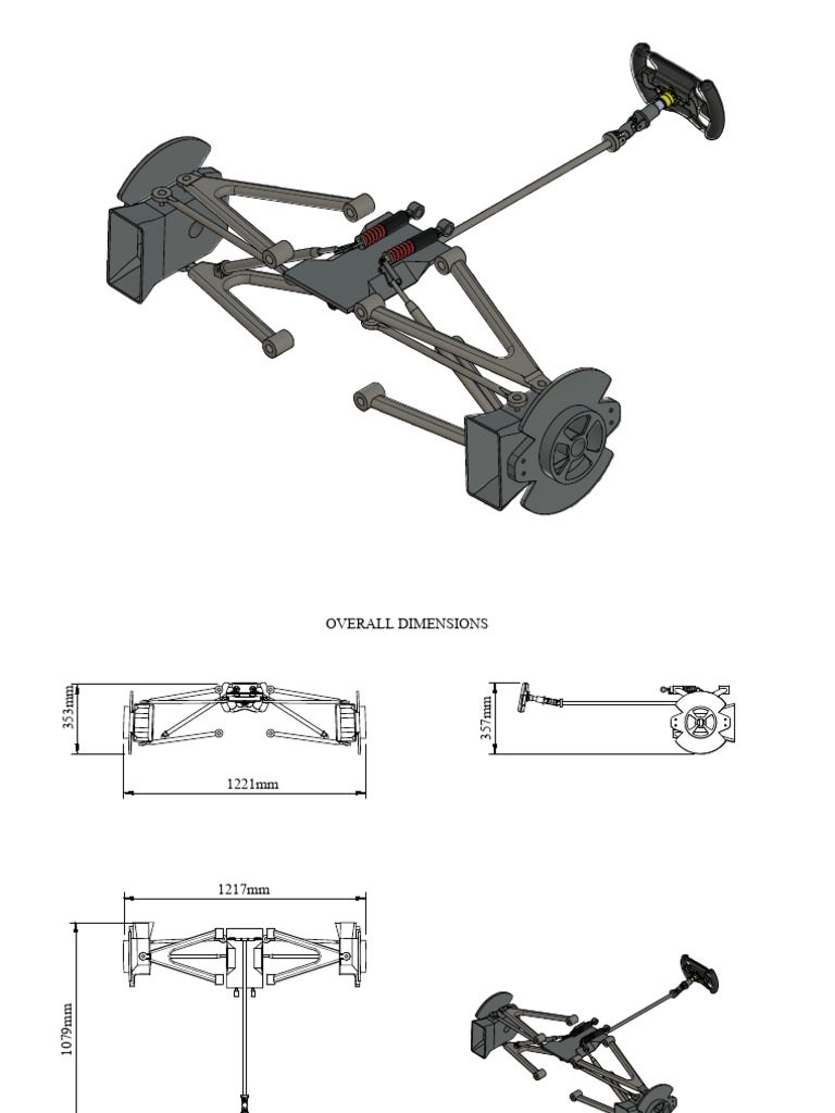 Front Suspension and Steering System Drawing | PDF