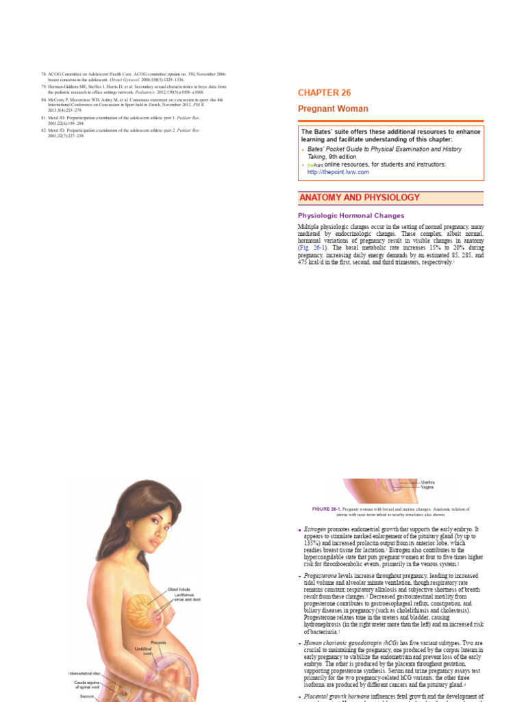 Physiological Changes in Pregnancy | PDF | Pregnancy | Childbirth