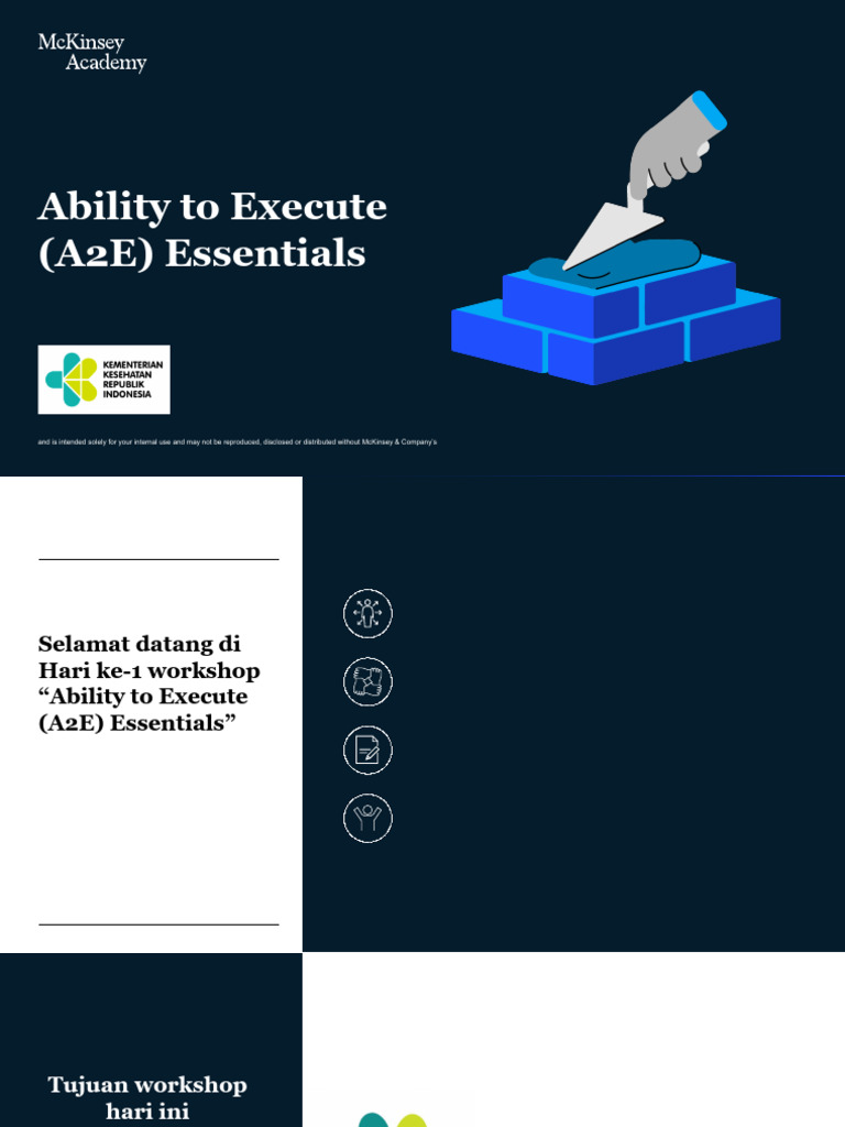 Keterampilan Esensial dalam A2E McKinsey | PDF