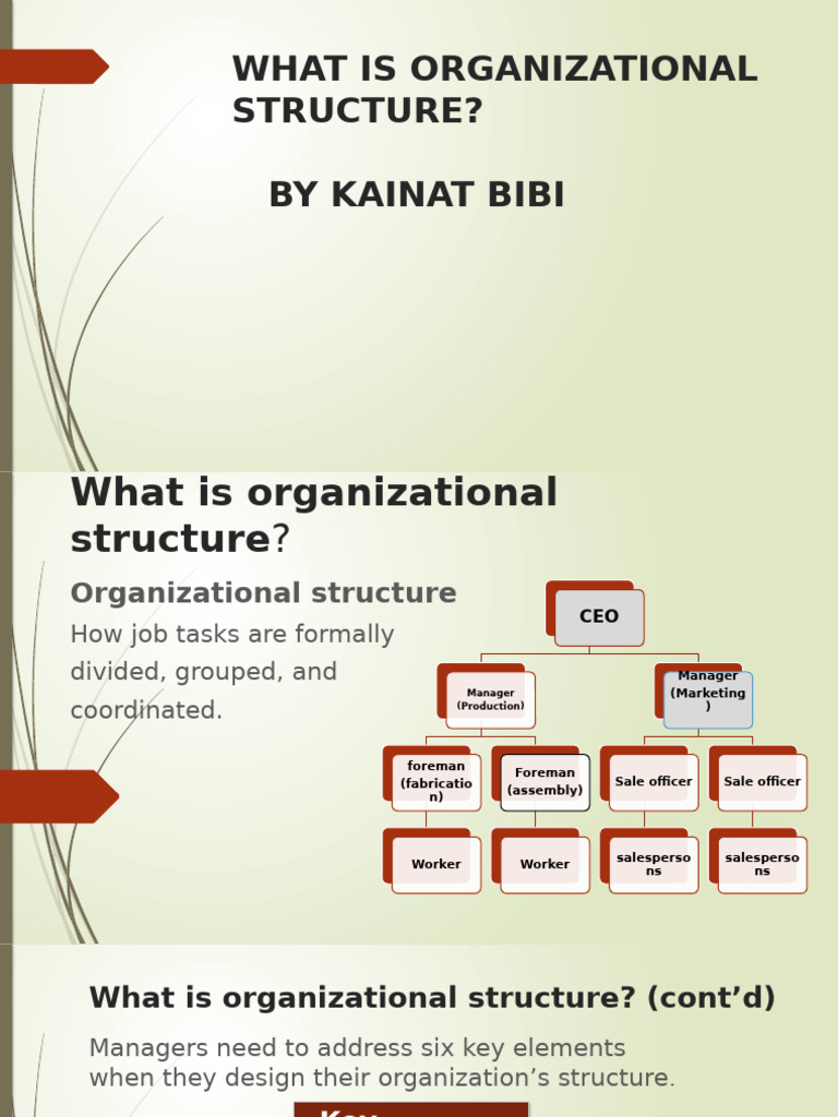 Understanding Organizational Structure | PDF | Organizational Structure ...