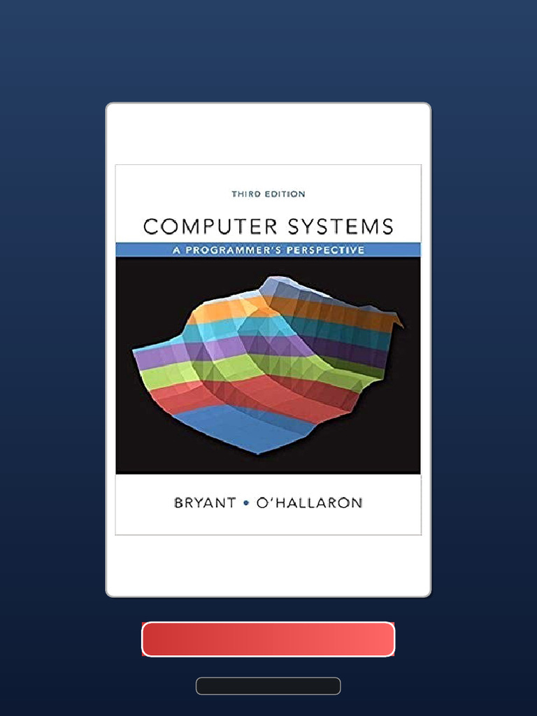 Computer Systems A Programmers Perspective 3rd Edition Ebook and ...