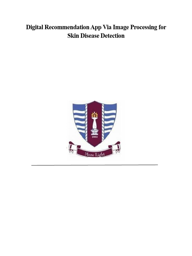 Image Processing App for Skin Detection | PDF | Use Case | Machine Learning