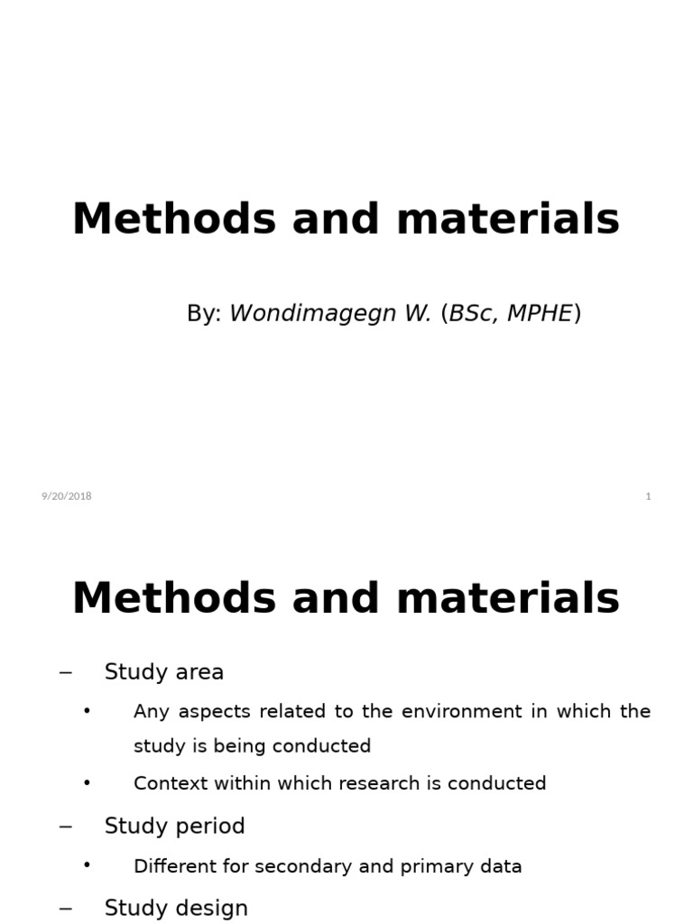 Methods and Materials.... | PDF