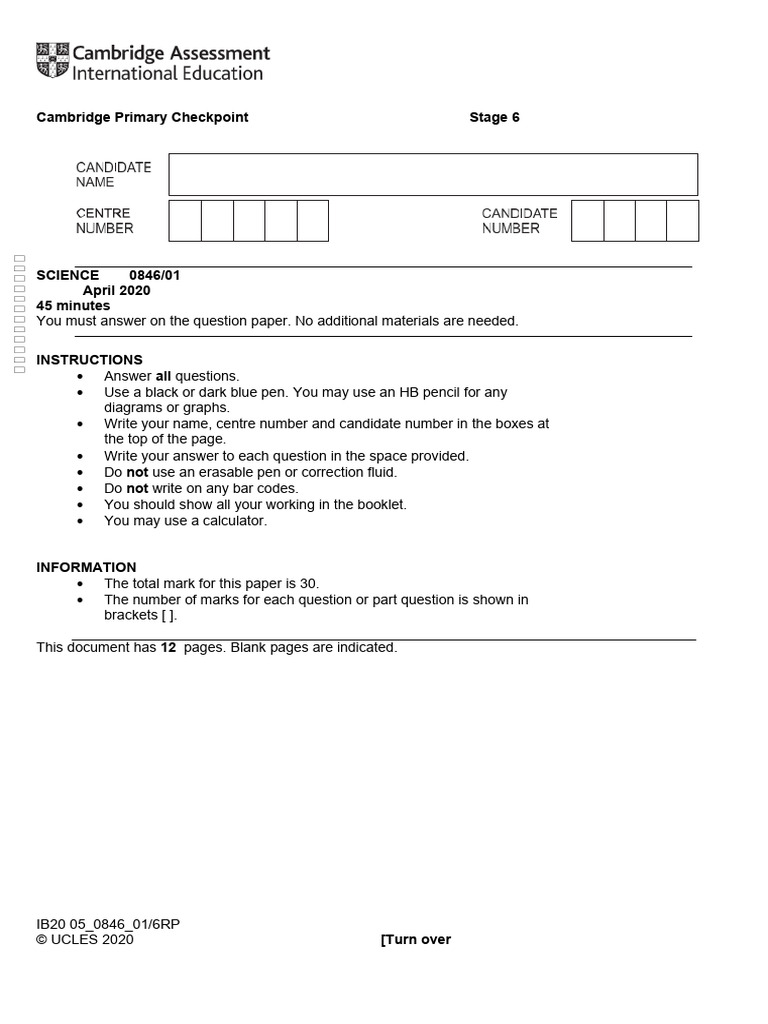 Checkpoint Exam | PDF