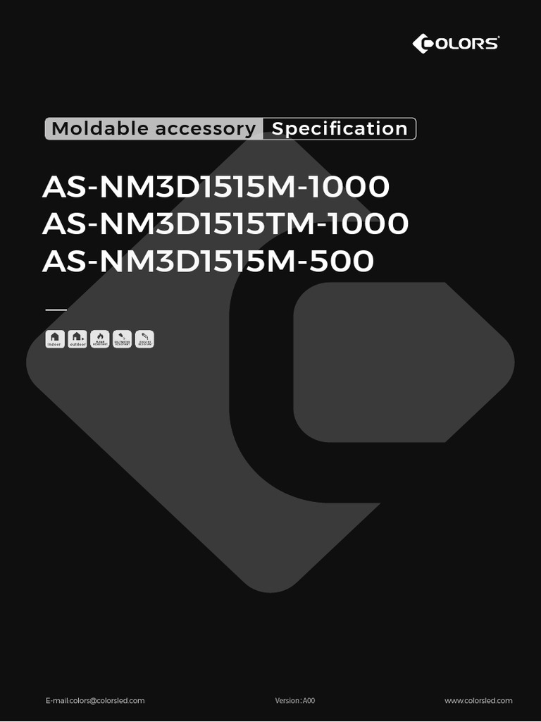 1515 Moldable Accessory Specification A00 | PDF | Materials ...