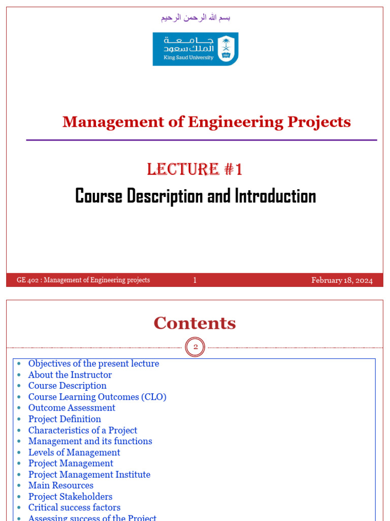 Engineering Project Management Overview | PDF | Project Management ...