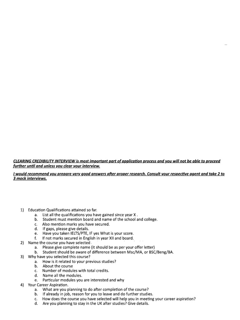 Ulster Questionnaire | PDF
