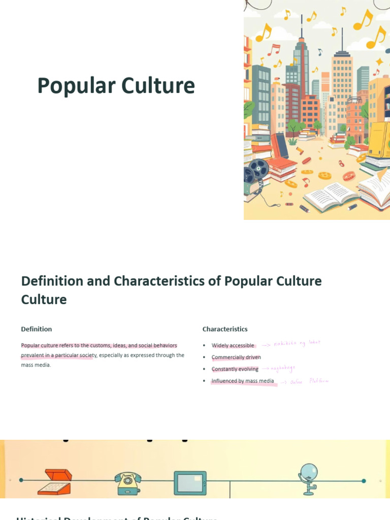 Understanding Popular Culture Dynamics | PDF | Popular Culture | Mass Media