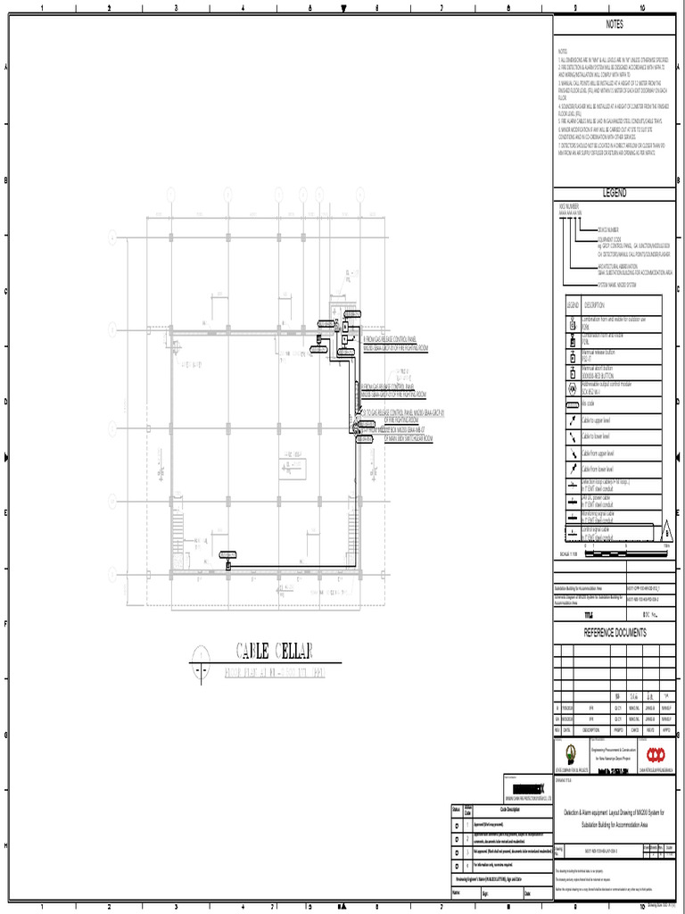 MX200 Fire Alarm System Layout Drawing | PDF | Equipment | Manufactured ...