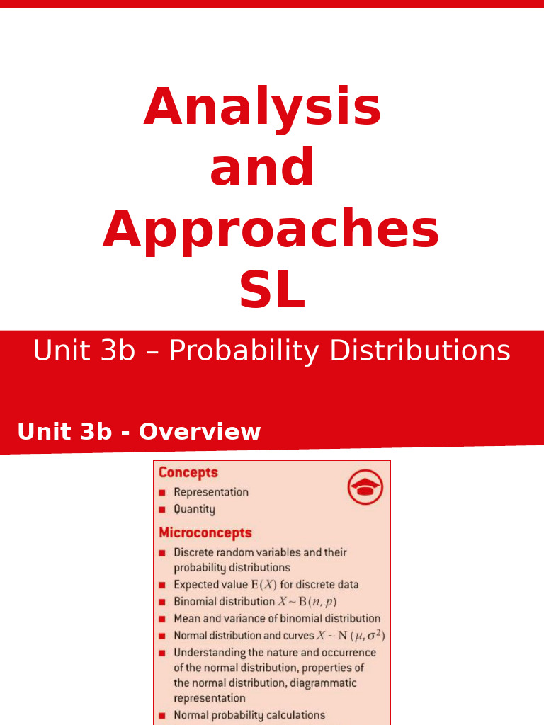 AA SL - Unit 3b - Discrete Probability Distributions | PDF ...