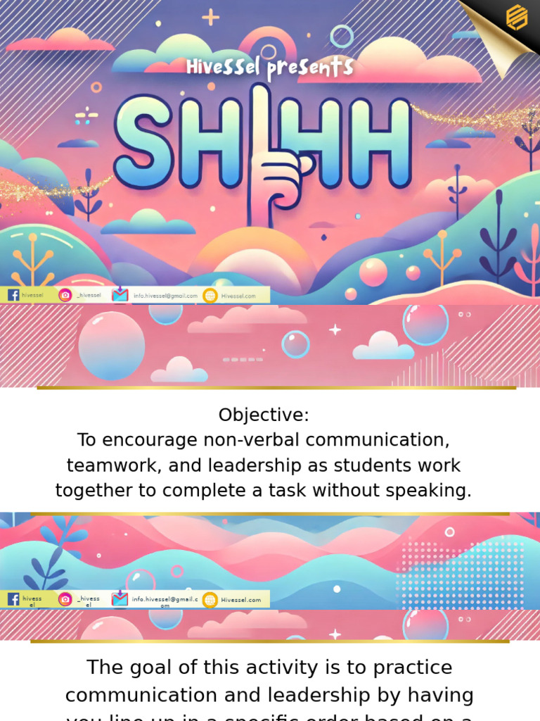 SHHH Game Preview 2 Ghr09u | PDF | Communication | Nonverbal Communication