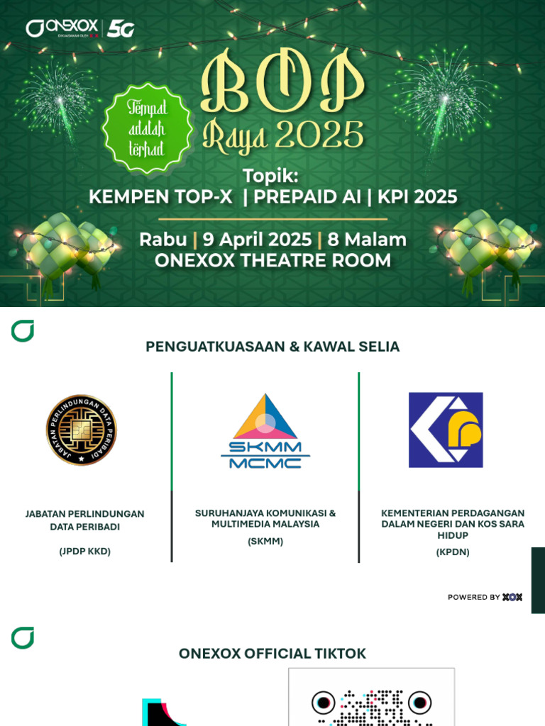 Insentif dan KPI Pengedar ONEXOX 2025 | PDF