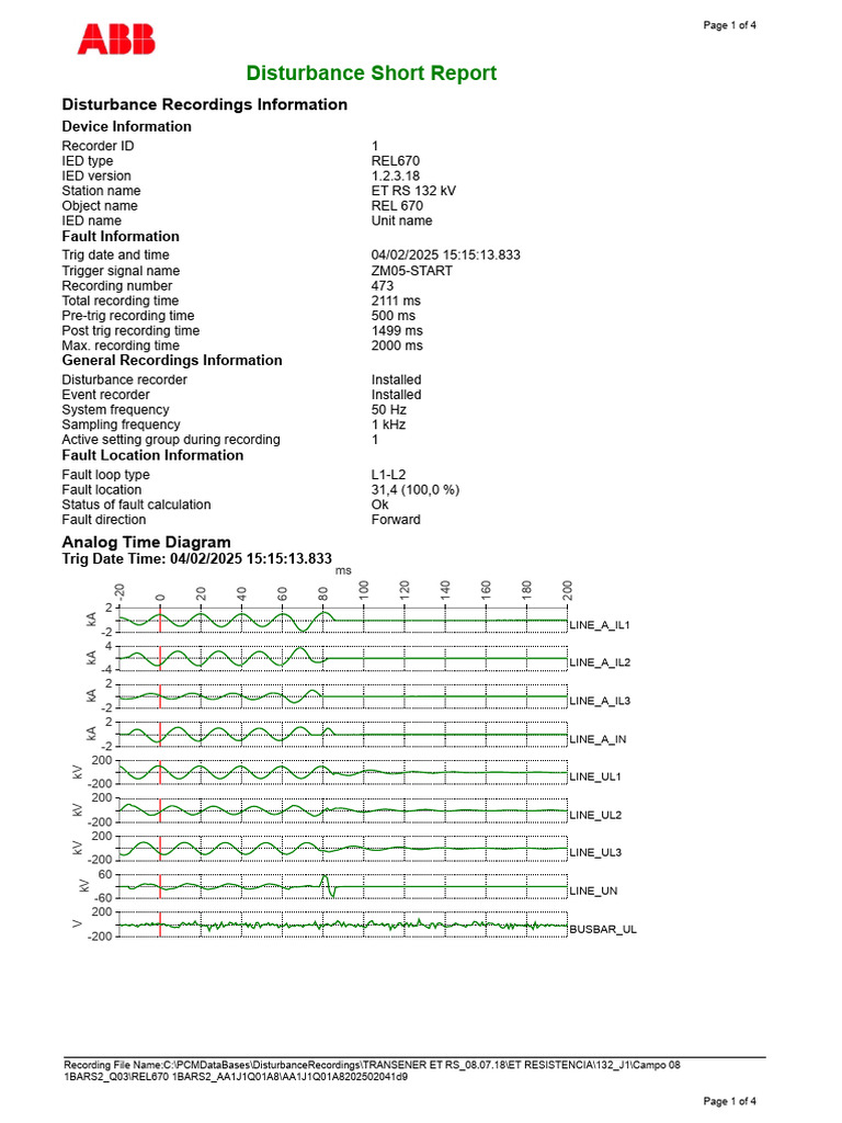 REL670 AA1J1Q01A8202502041d9 | PDF | Telecommunications | Electronic ...