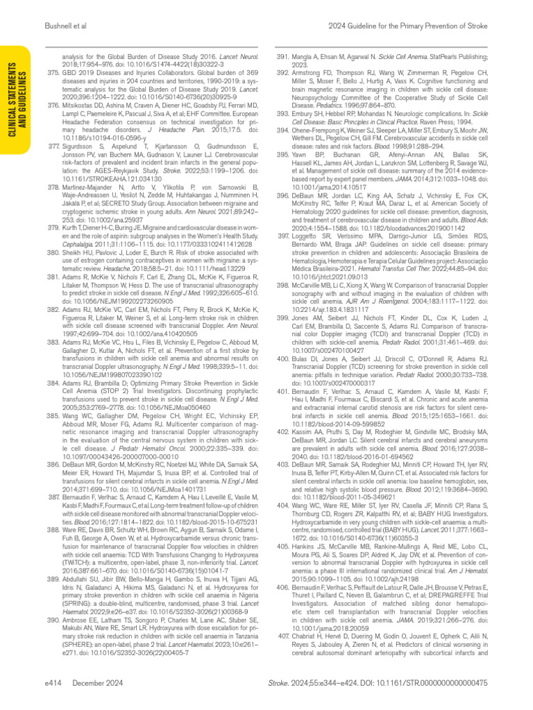 2024 Guideline For The Primary Prevention of Stroke: A Guideline From ...