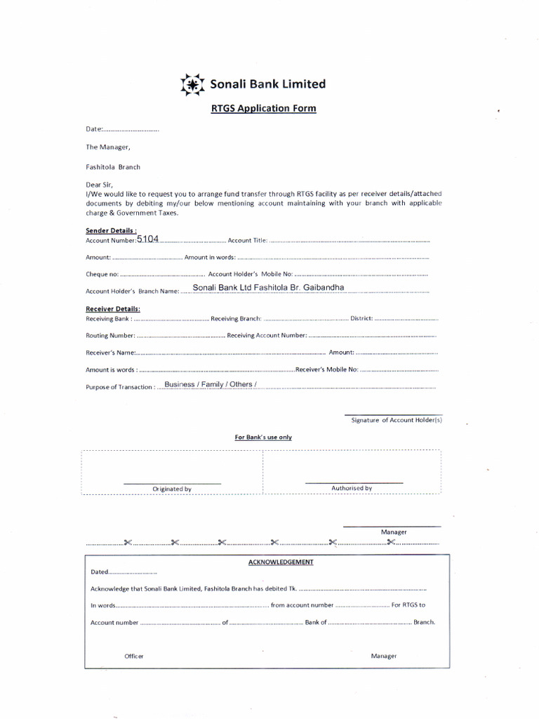RTGS | PDF