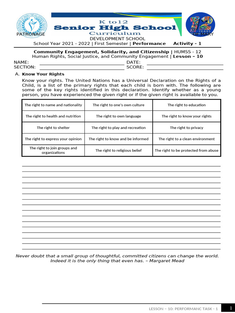 Performance Activity - 1 | PDF