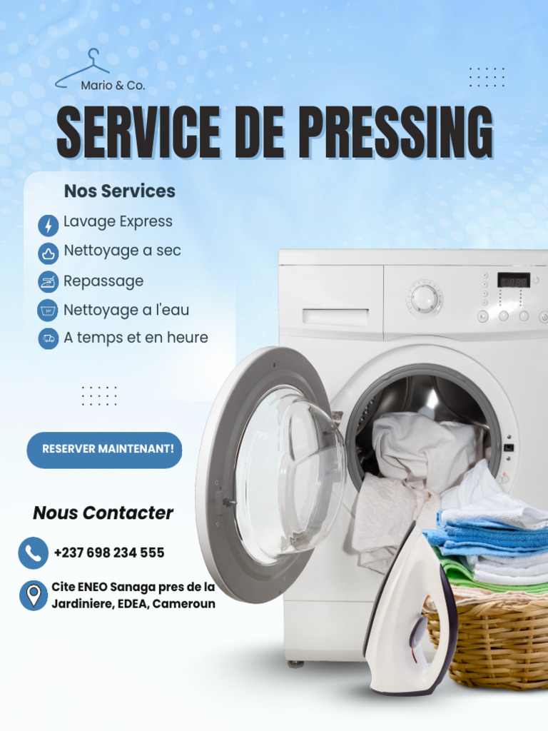 Service de Pressing à EDEA | PDF