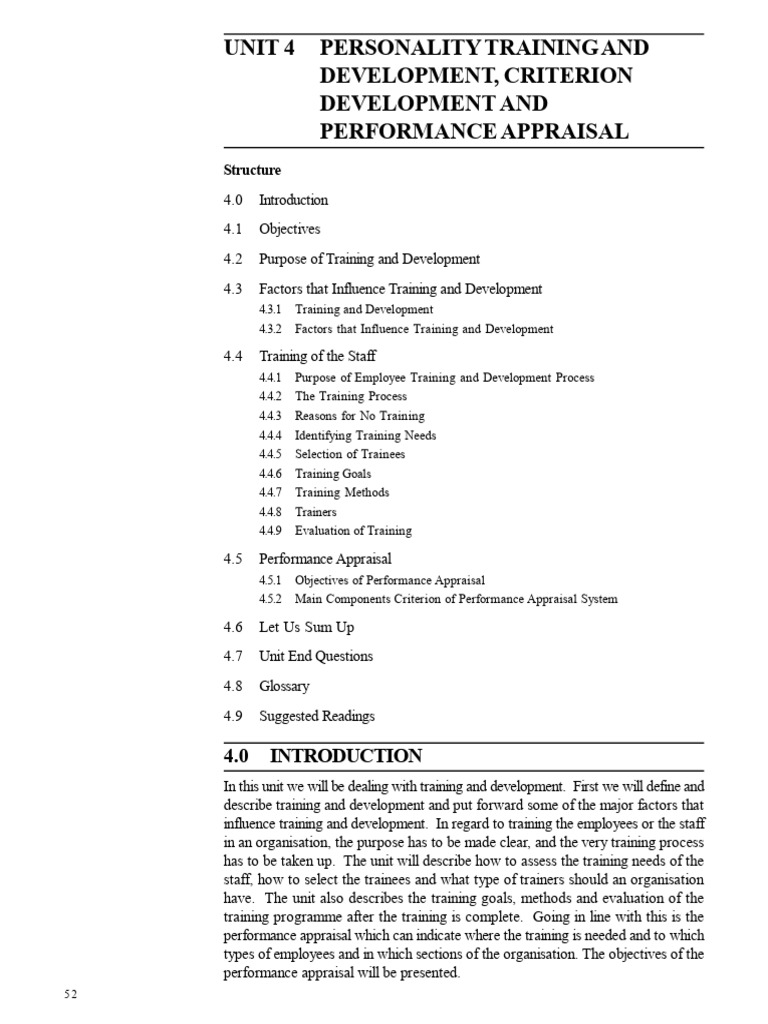 Training and Development in Organizations | PDF | Performance Appraisal ...