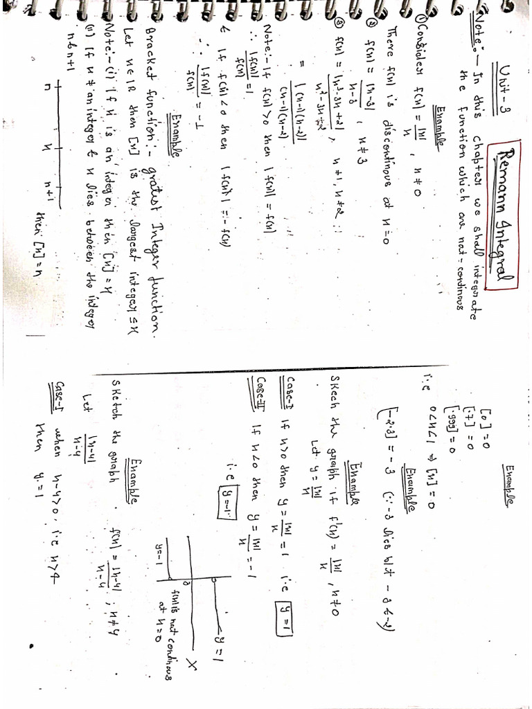 Real Analysis Unit-3 & Unit-4 | PDF