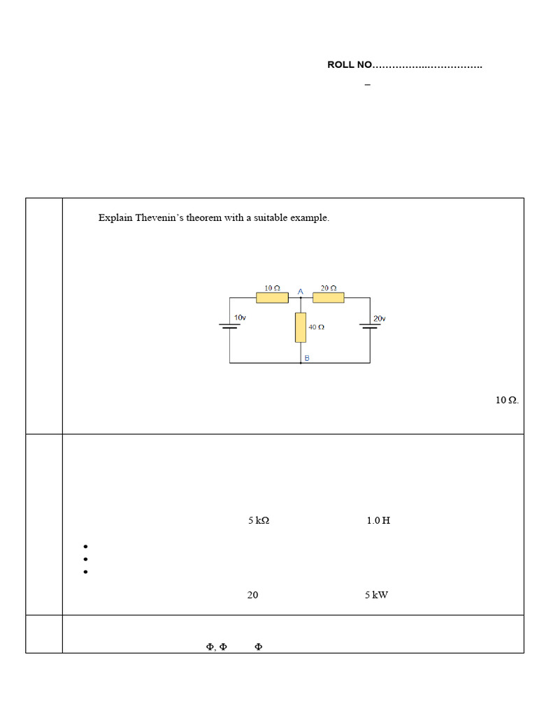 Electrical Engineering Exam Guide | PDF | Transformer | Electrical Network