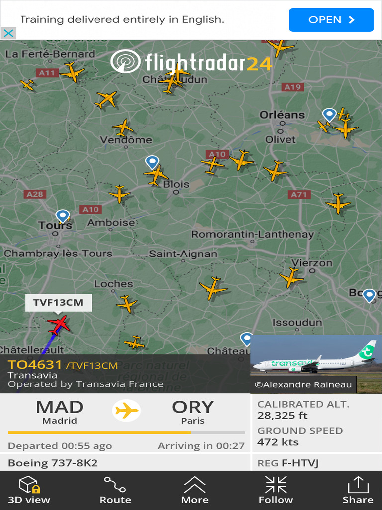 Flightradar24 Live Flight Tracker - Real-Time Flight Tracker Map | PDF