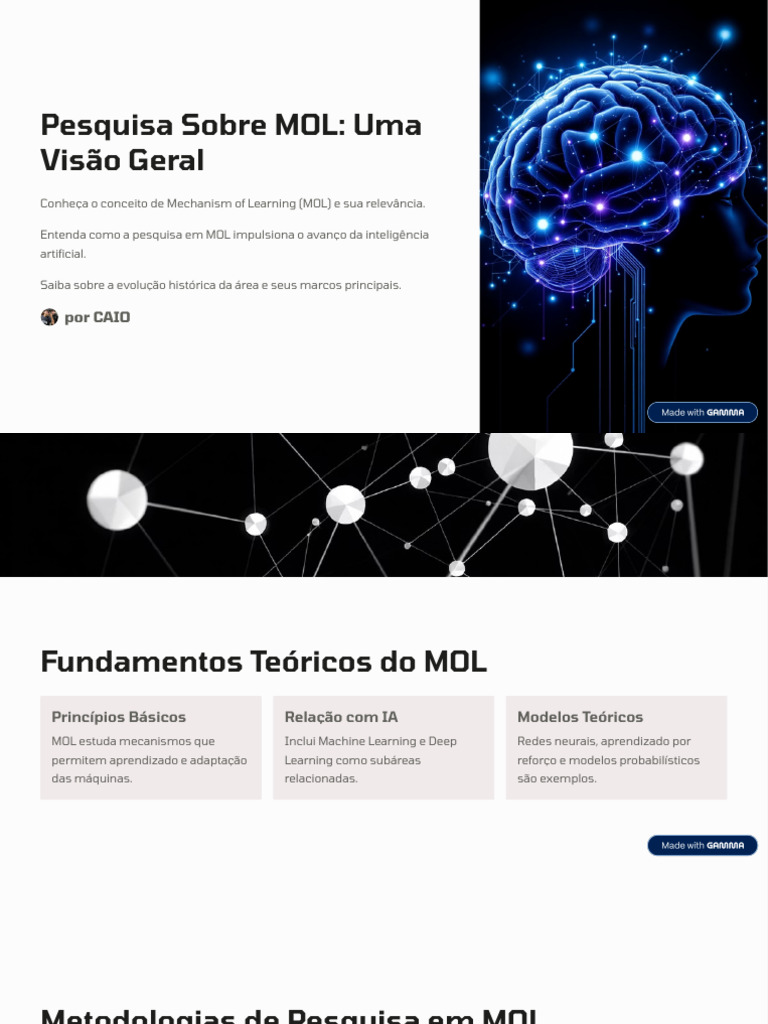 Pesquisa sobre Mechanism of Learning (MOL) | PDF | Inteligência ...