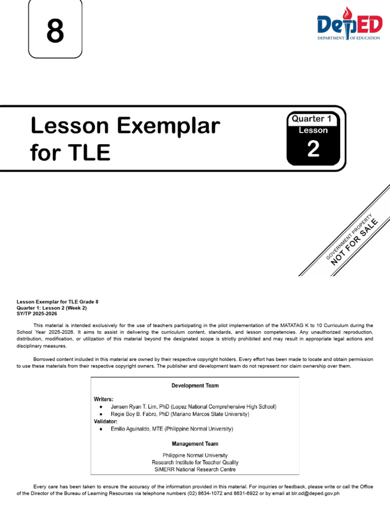 TLE Grade 8 Lesson Exemplar: Digital Citizenship | PDF | Bullying ...