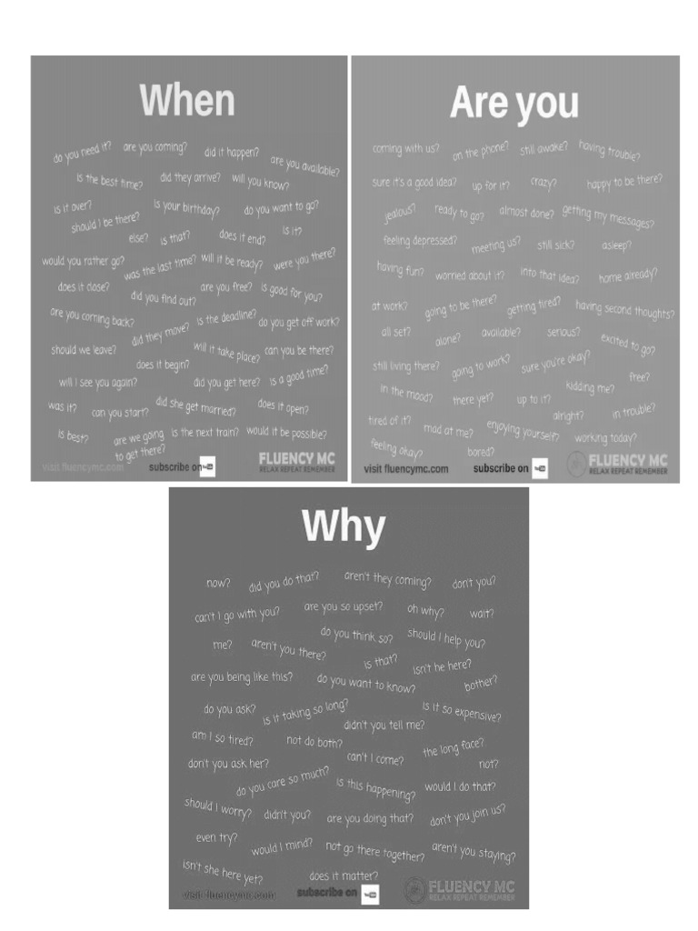 Ask and Answer Random Questions | PDF