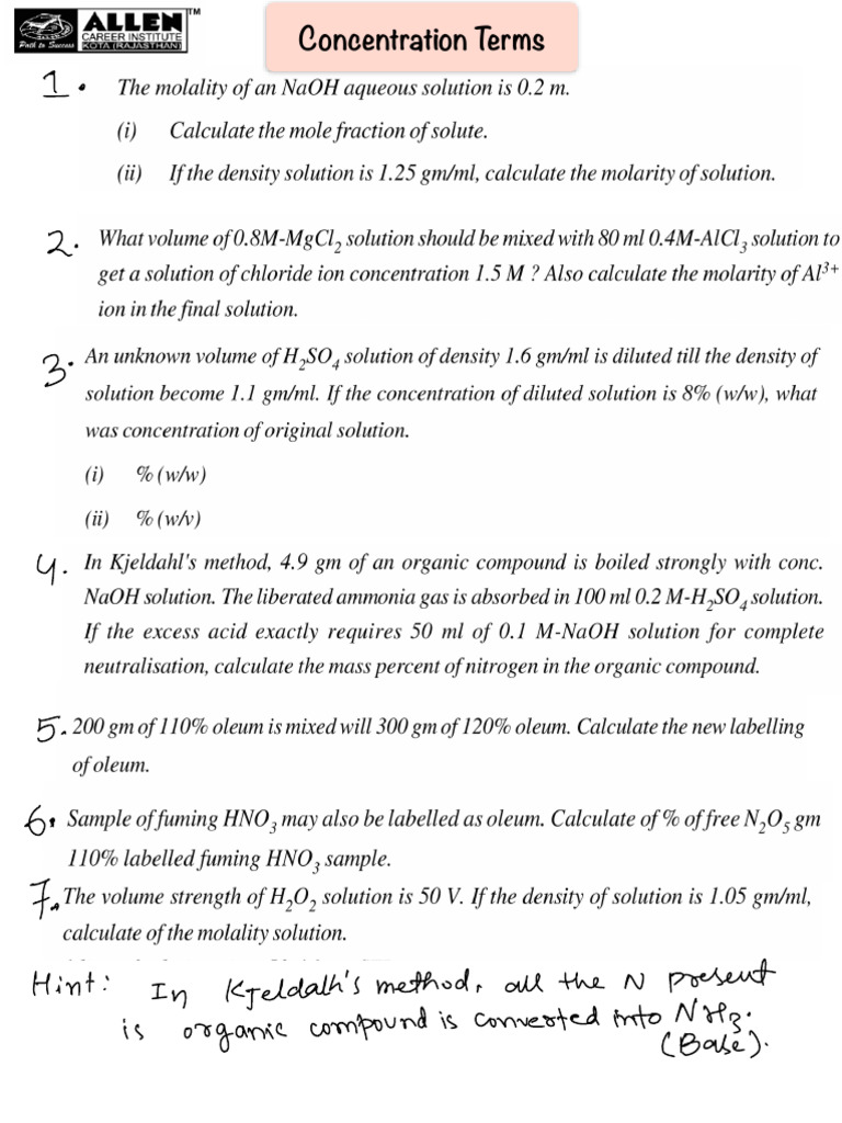 Conc. Terms | PDF