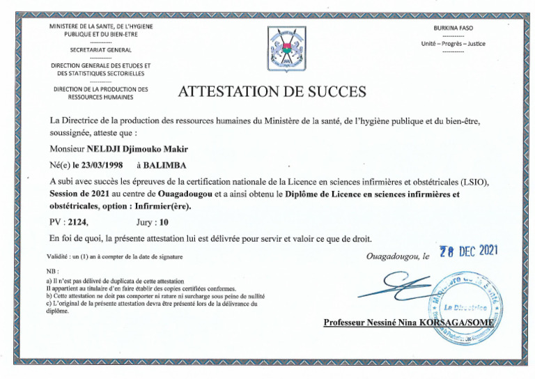 Attestation. 02 | PDF