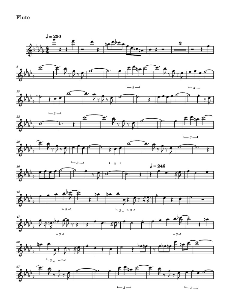 Flute Performance Data Analysis | PDF