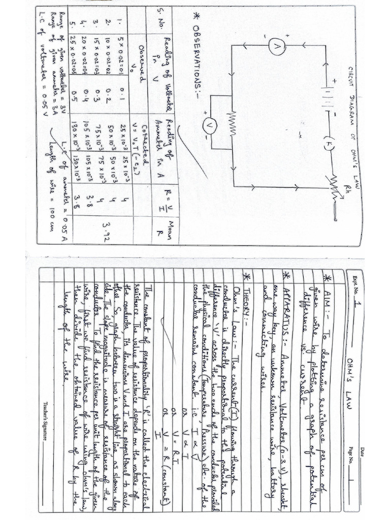 Exp 1 | PDF