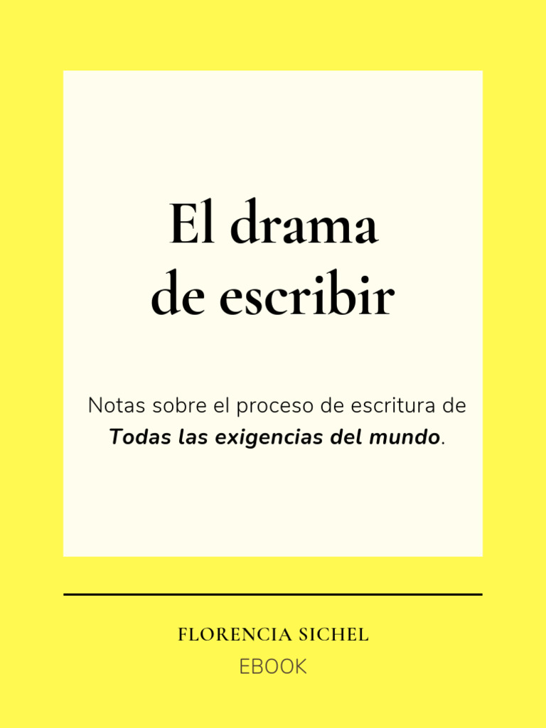 El drama de la escritura y la adultez | PDF | Adultos | Sicología