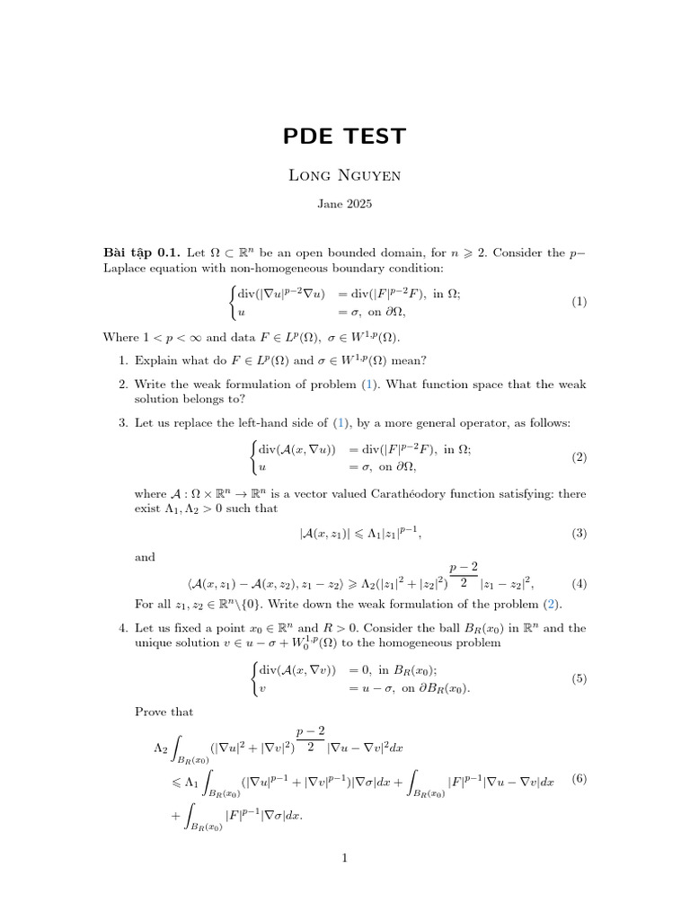 Pde Test | PDF | Subtraction | Mathematics