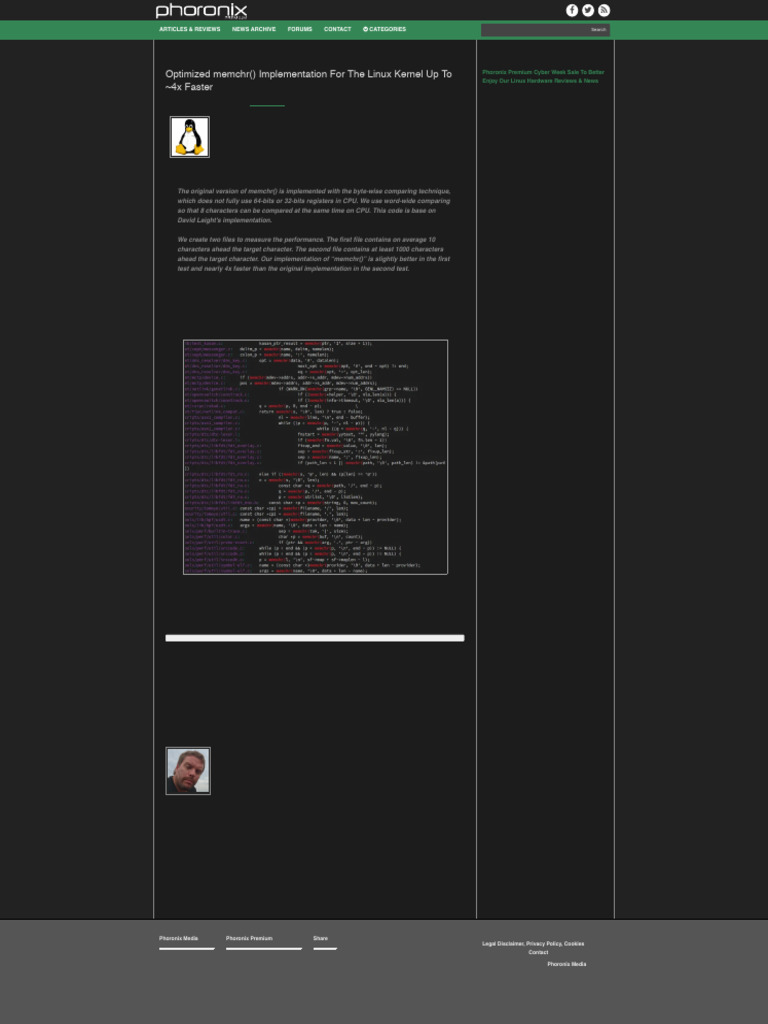 Faster memchr() for Linux Kernel | PDF | Linux | Kernel (Operating System)