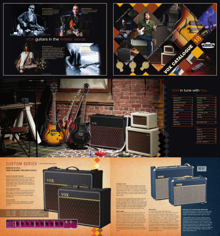 VOX_Catalogue | PDF | Celtic Musical Instruments | Guitar Family ...
