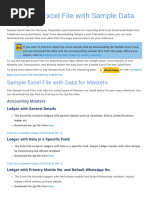 TallyPrime Sample Excel Data Downloads | PDF | Voucher | Microsoft Excel