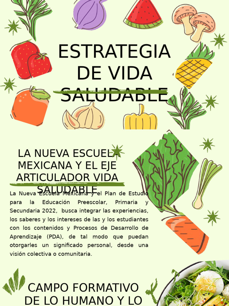 Estrategia Nacional de Vida Saludable | PDF | Educación primaria ...