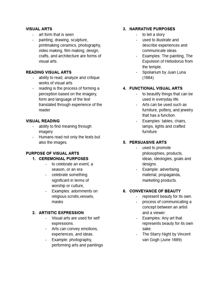 Understanding Visual Arts Concepts | PDF | Composition (Visual Arts ...
