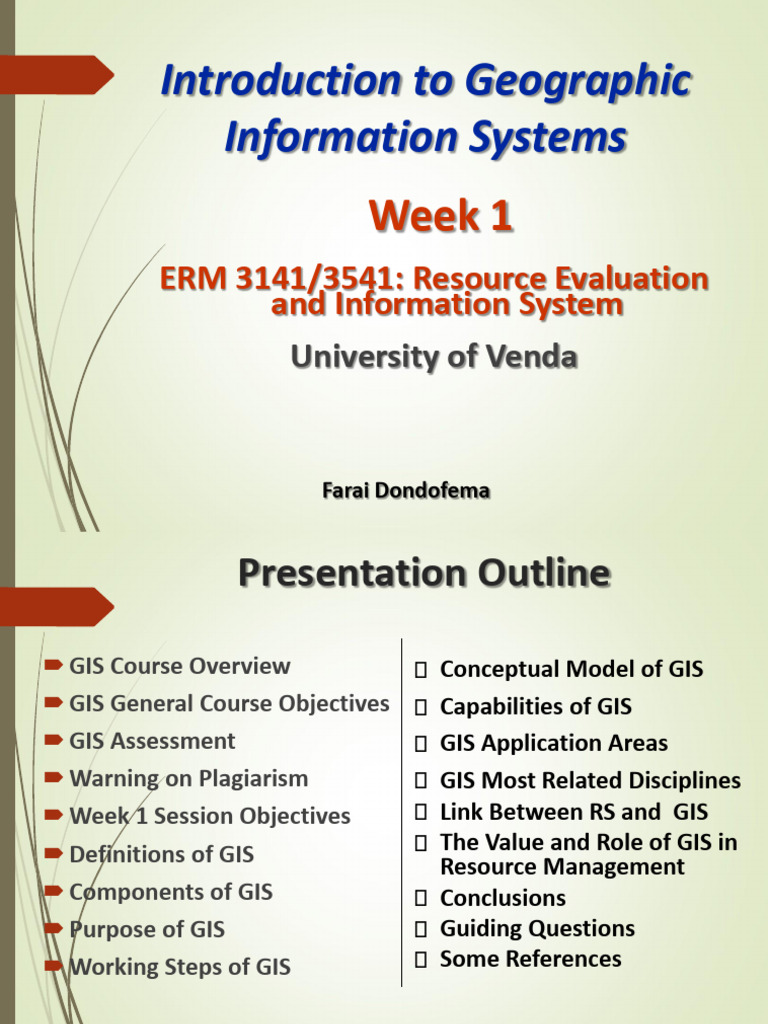 Gis S 1 | PDF | Geographic Information System | Data