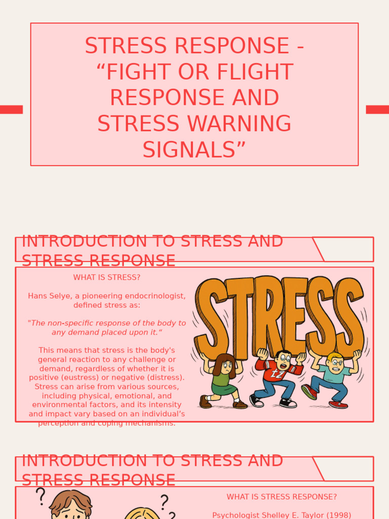 Understanding Stress Response Mechanisms | PDF | Stress (Biology ...
